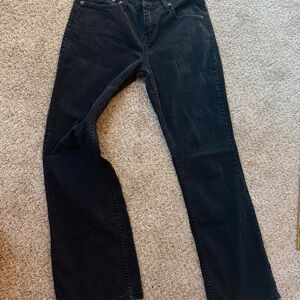 Levi's Black Straight Leg Jeans